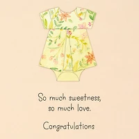 So Much Sweetness and Love New Baby Girl Card for only USD 7.59 | Hallmark