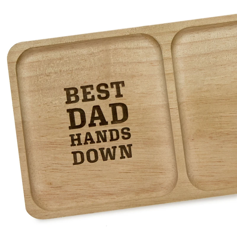 Best Dad Hands Down Trinket Tray Handprint Kit, 12x5 for only USD 28.99 | Hallmark