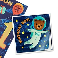 Out of this World First Birthday Card for Grandson With Sticker for only USD 3.99 | Hallmark