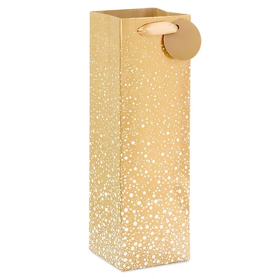 13" Gold Sparkle Wine Gift Bag for only USD 3.99 | Hallmark