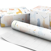 Pastel Animals Jumbo Wrapping Paper, 90 sq. ft. for only USD 9.99 | Hallmark