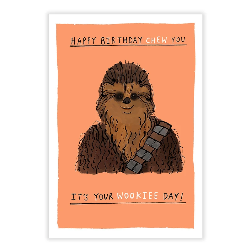 Star Wars™ Chewbacca™ Your Wookiee Day Custom Birthday Card for only USD 4.99 | Hallmark