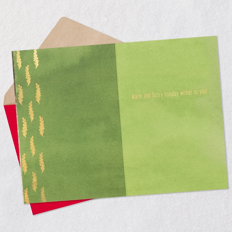 Warm and Fuzzy Holiday Wishes Christmas Card for only USD 5.59 | Hallmark