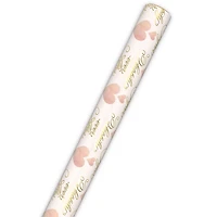 Hearts and Happily Ever After on Blush Wrapping Paper Roll, 20 sq. ft. for only USD 4.99 | Hallmark
