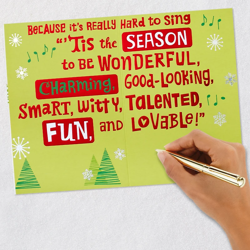 Tis the Season Funny Christmas Card for Grandson for only USD 4.59 | Hallmark