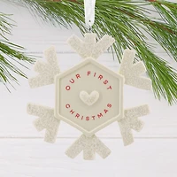 Our First Christmas Snowflake Hallmark Ornament for only USD 14.99 | Hallmark