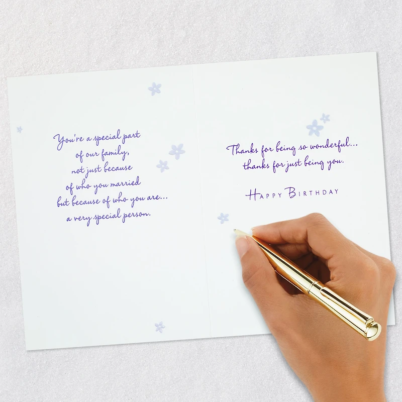 You're a Special Part of Our Family Birthday Card for Daughter-in-Law for only USD 4.59 | Hallmark