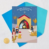 A Christmas Blessed With the Best Christmas Card for Godfather for only USD 3.99 | Hallmark