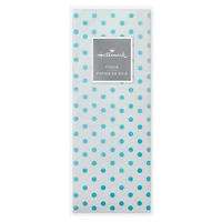 Aqua Blue Polka Dots on White Tissue Paper, 6 sheets for only USD 1.99 | Hallmark