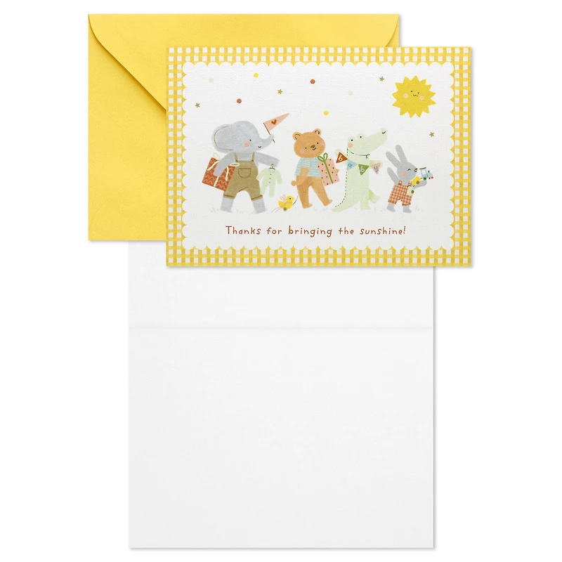 Cute Animals Blank Baby Thank You Notes, Pack of 10 for only USD 10.49 | Hallmark