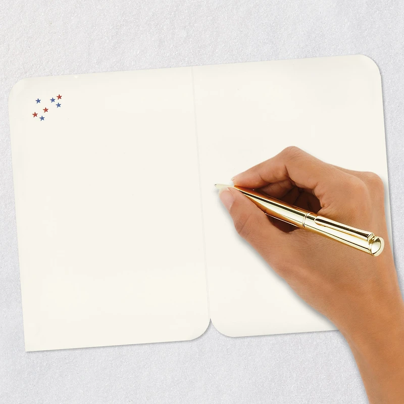 American Flag Heart Blank Card for only USD 4.99 | Hallmark