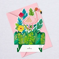 Sunny Hello Flamingo 3D Pop-Up Hello Card for only USD 5.99 | Hallmark