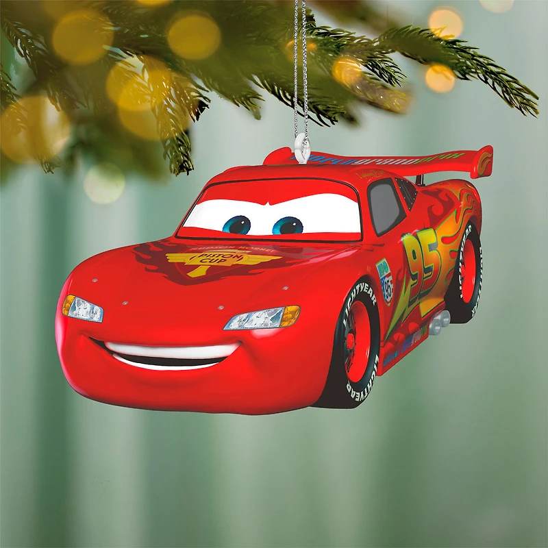 Disney/Pixar Cars 2 15th Anniversary Lightning McQueen Metal Ornament for only USD 29.99 | Hallmark