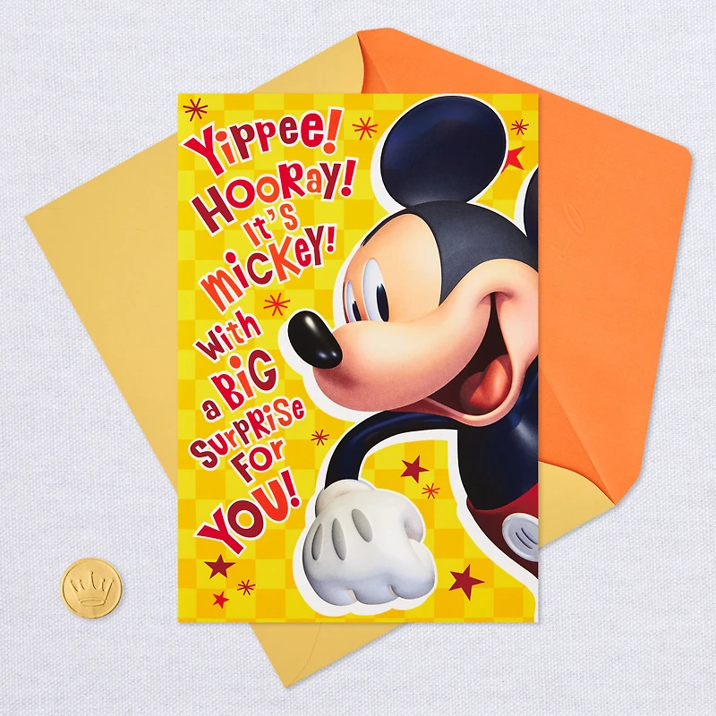 Disney Mickey Mouse Hot Dog Musical Birthday Card for only USD 5.99 | Hallmark
