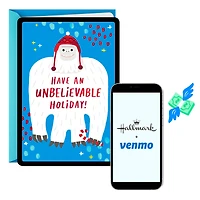 Happiest Holidays Yeti Venmo Holiday Card for only USD 4.99 | Hallmark