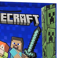 13" Minecraft Alex and Steve on Blue Large Gift Bag for only USD 4.49 | Hallmark