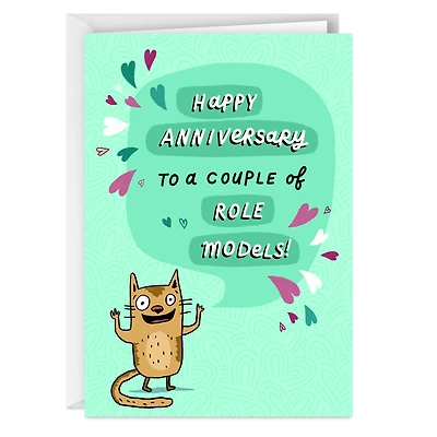 Role Models Funny Anniversary Card for Couple for only USD 3.99 | Hallmark