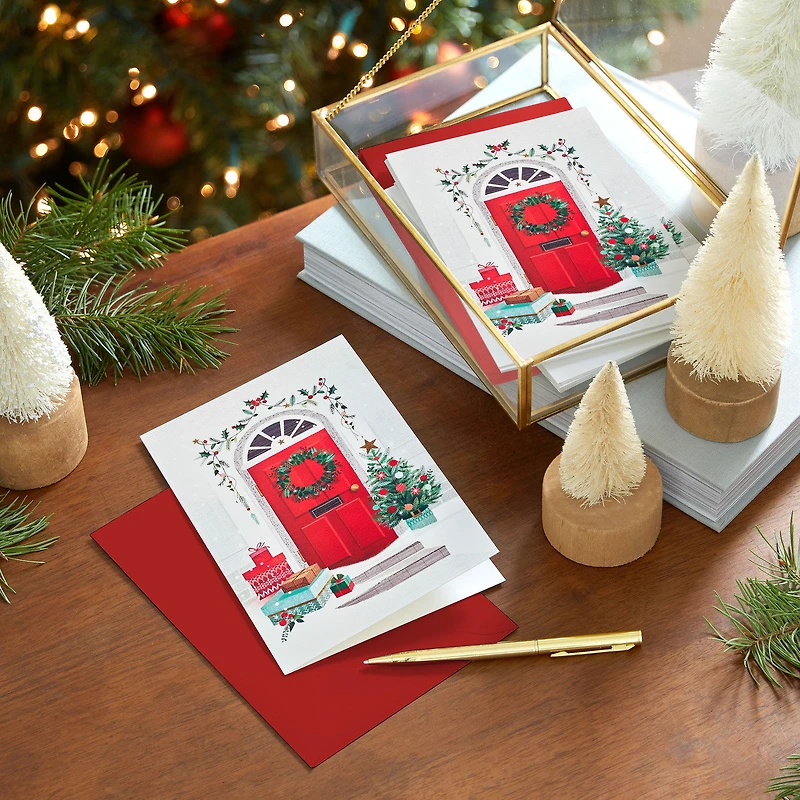Red Front Door Boxed Christmas Cards, Pack of 40 for only USD 15.49 | Hallmark