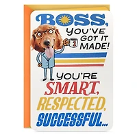 You've Got It Made Funny Pop-Up Boss's Day Card for only USD 5.59 | Hallmark