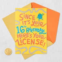 License to Party Funny Pop-Up 16th Birthday Card for only USD 4.99 | Hallmark