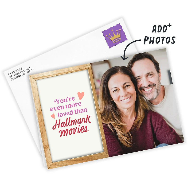 Loved More Than Hallmark Movies Custom Card for only USD 4.99 | Hallmark