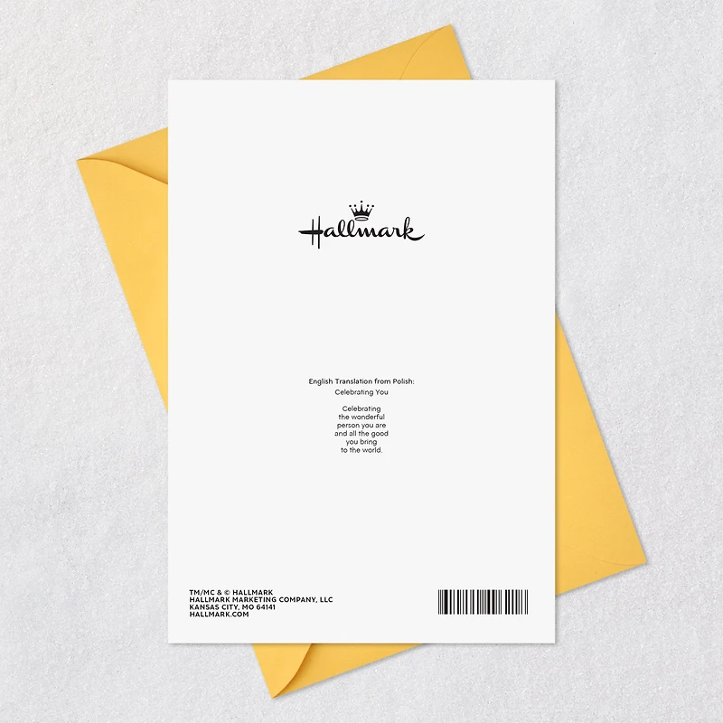 You're Wonderful Polish-Language Birthday Card for only USD 2.99 | Hallmark