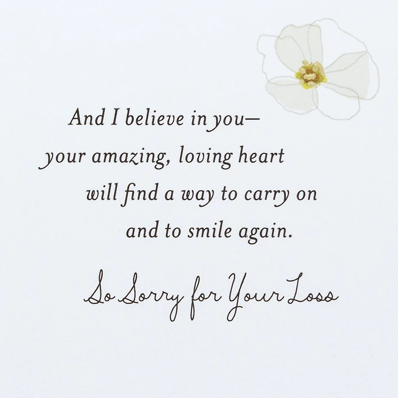 Sending Extra Love and Grace Sympathy Card for Loss of Husband for only USD 4.99 | Hallmark