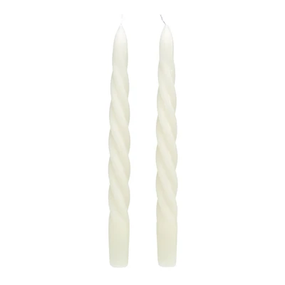 White Spiral Taper Candles, Set of 2 for only USD 9.99 | Hallmark