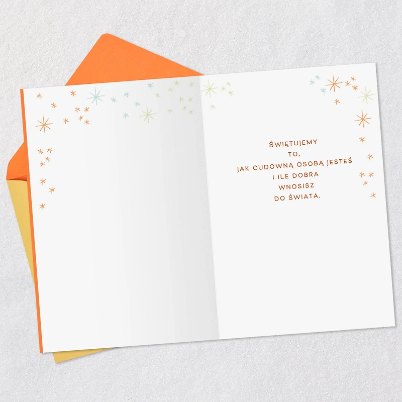 You're Wonderful Polish-Language Birthday Card for only USD 2.99 | Hallmark