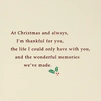 Thomas Kinkade A Time to Count Our Blessings Christmas Card for Husband for only USD 7.59 | Hallmark