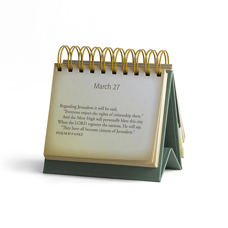 Psalms Beside Still Waters DaySpring DayBrightener Perpetual Calendar for only USD 10.99 | Hallmark