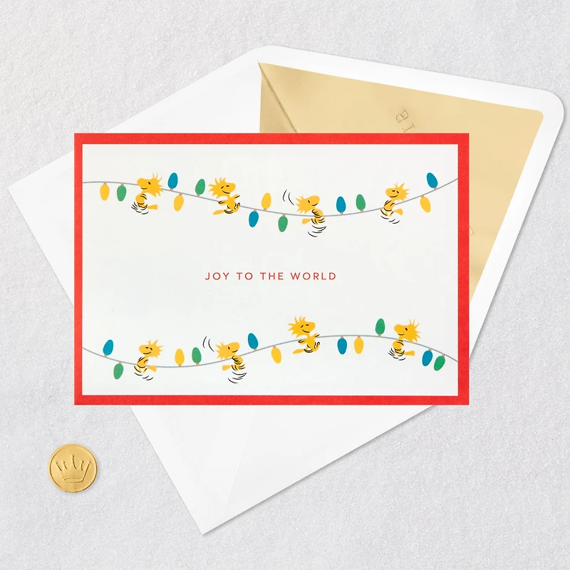 Peanuts® Snoopy Joy to the World 3D Pop-Up Christmas Card for only USD 14.99 | Hallmark