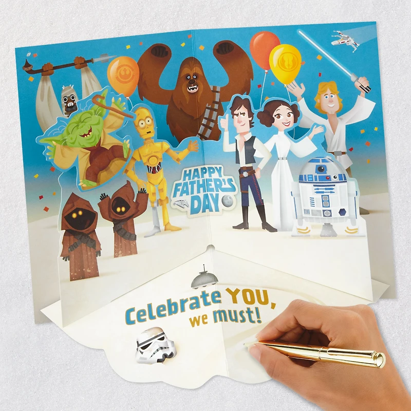 Star Wars™ Celebrate You, We Must Pop-Up Father's Day Card for only USD 6.29 | Hallmark