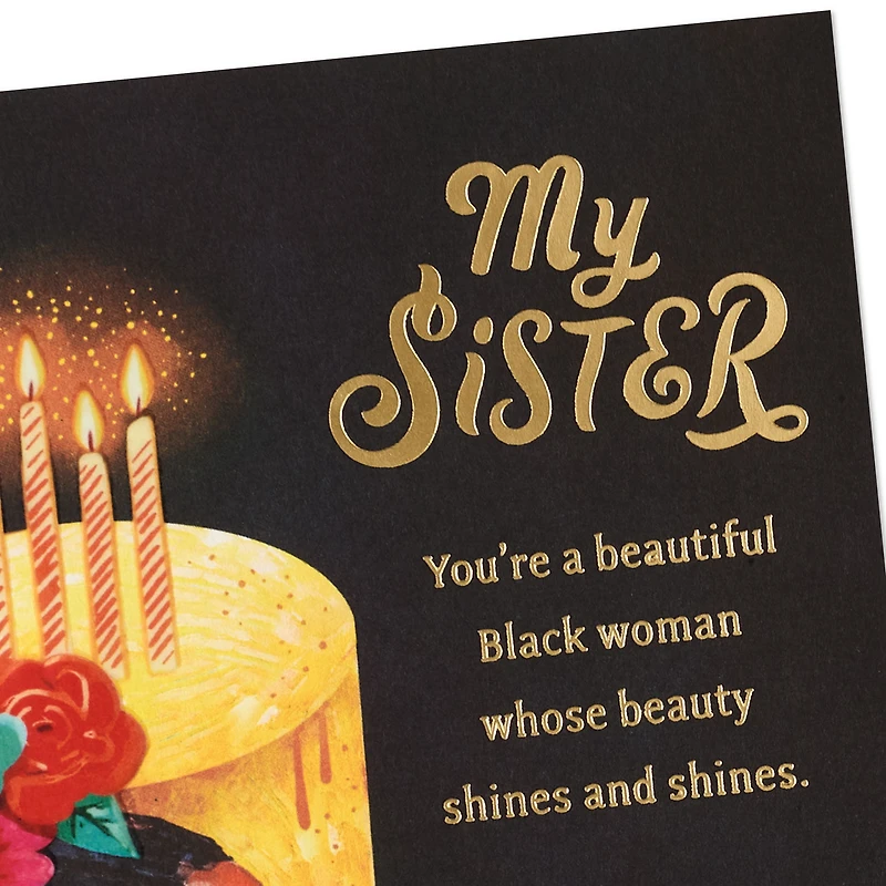 Your Beauty Shines Birthday Card for Sister for only USD 4.59 | Hallmark