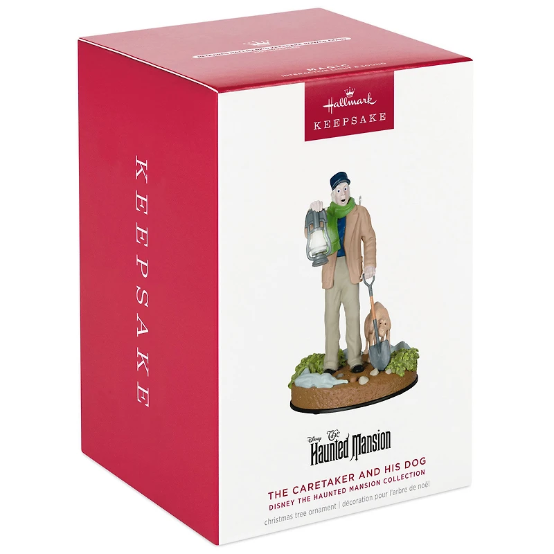 Disney The Haunted Mansion Collection The Caretaker and His Dog Ornament With Light and Sound for only USD 49.99 | Hallmark