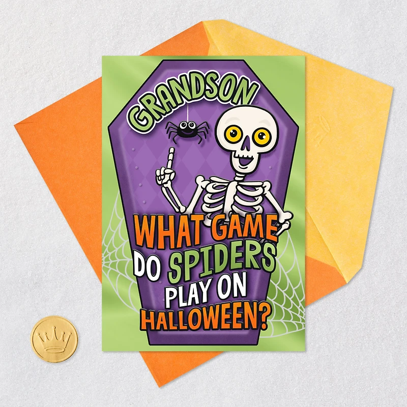 Hide and Eek Joke Halloween Card for Grandson for only USD 2.99 | Hallmark