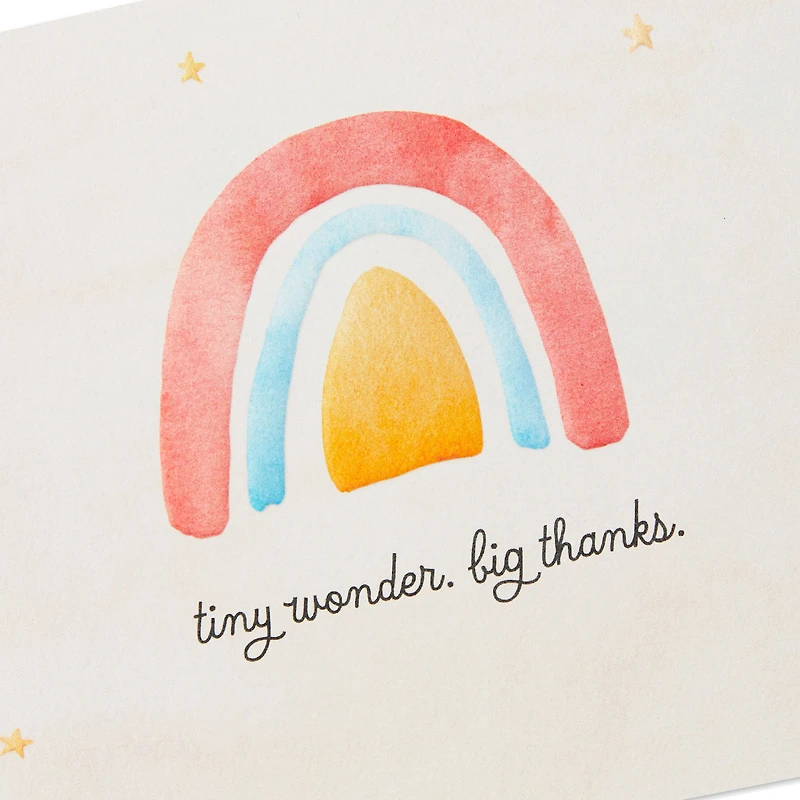 Tiny Wonder Rainbow Blank Thank-You Notes, Pack of 40 for only USD 9.99 | Hallmark