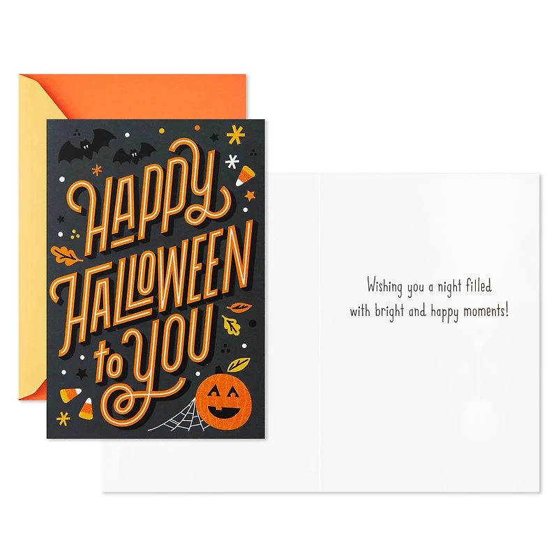 Candy Corn and Sparkles Halloween Cards, Pack of 6 for only USD 5.99 | Hallmark