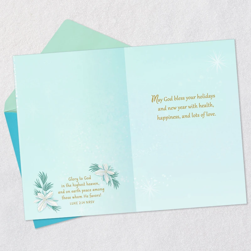 May God Bless Your Holidays Religious Christmas Card for only USD 2.99 | Hallmark