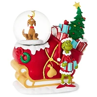 Dr. Seuss's How the Grinch Stole Christmas!™ Grinch, Max and Sleigh Snow Globe Figurine With Music for only USD 114.99 | Hallmark
