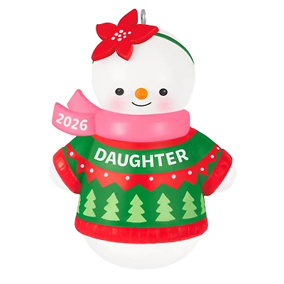 Daughter Snowman 2026 Ornament for only USD 18.99 | Hallmark