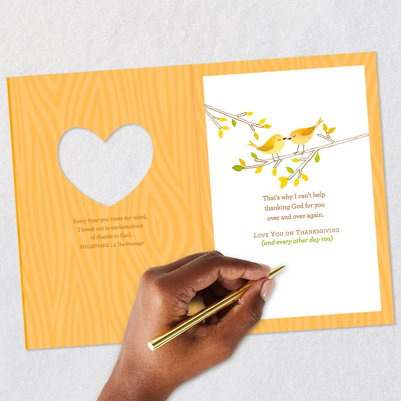 I Thank God for You Religious Romantic Thanksgiving Card for only USD 3.99 | Hallmark