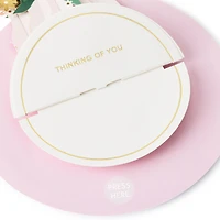 Pink and Gold Flower Bouquet Musical 3D Pop-Up Thinking of You Card with Motion for only USD 14.99 | Hallmark