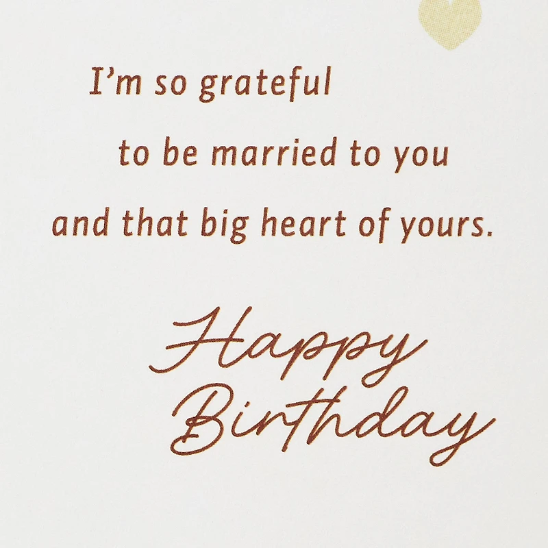 Love Your Big Heart Birthday Card for Husband for only USD 5.99 | Hallmark