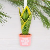 You Grow Girl Houseplant Hallmark Ornament for only USD 14.99 | Hallmark