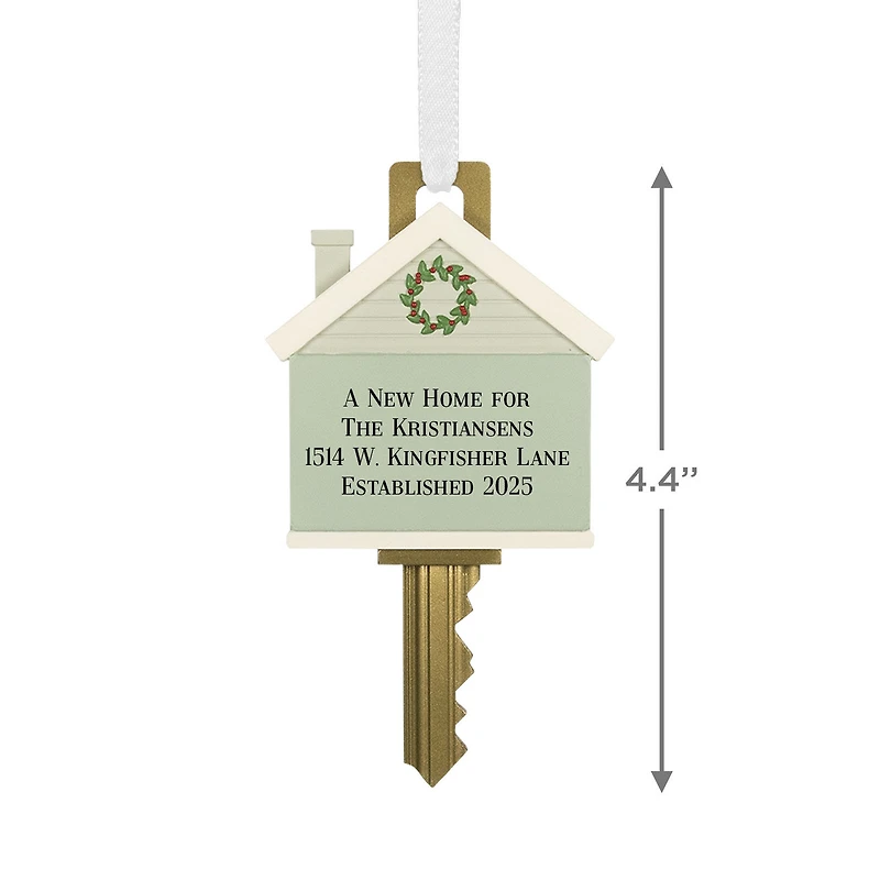 New Home Key Personalized Ornament, Custom Text for only USD 31.99 | Hallmark