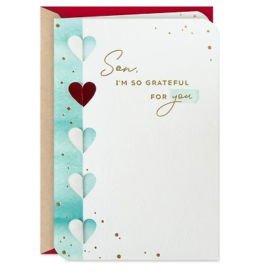 I'm So Grateful for You Valentine's Day Card for Son for only USD 7.99 | Hallmark