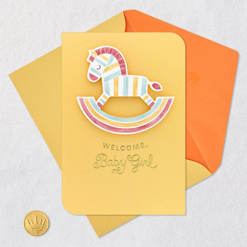 Strong, Unique and Loved New Baby Girl Card for only USD 6.99 | Hallmark