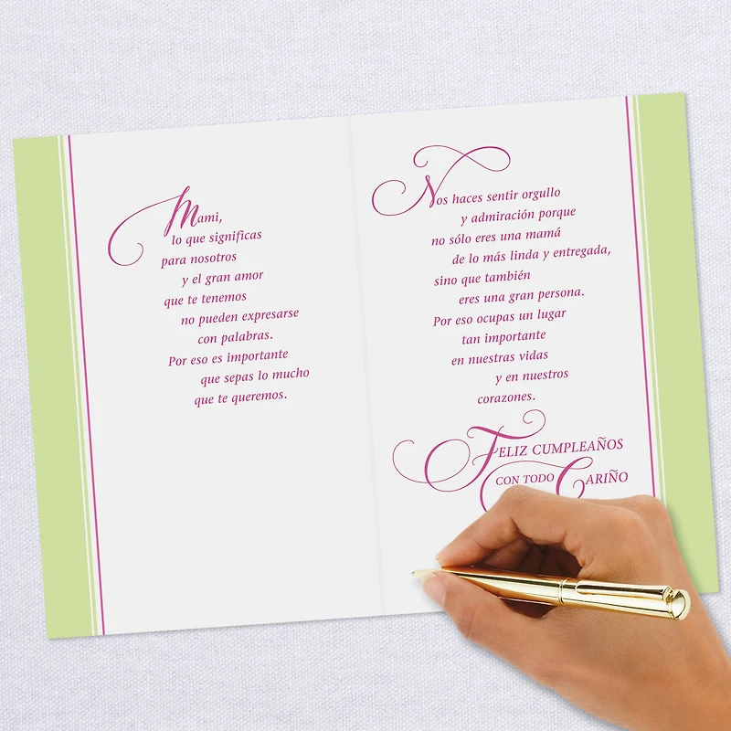 What You Mean to Us Spanish-Language Birthday Card for Mom for only USD 3.59 | Hallmark