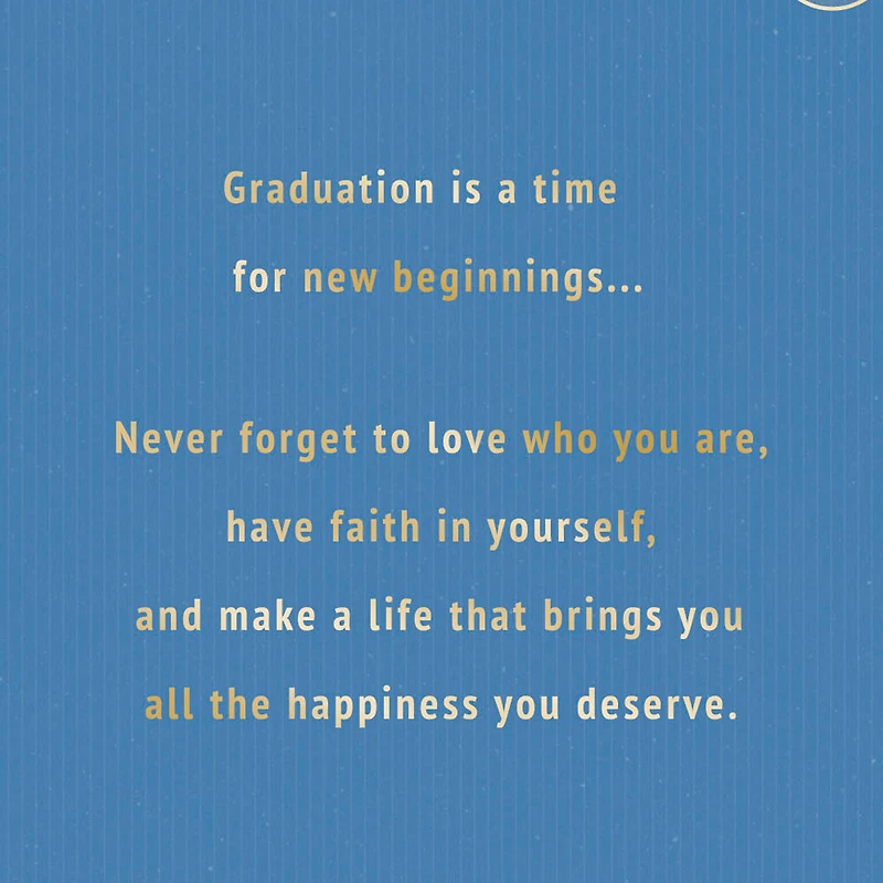A Time for New Beginnings 2026 Graduation Card for only USD 5.99 | Hallmark